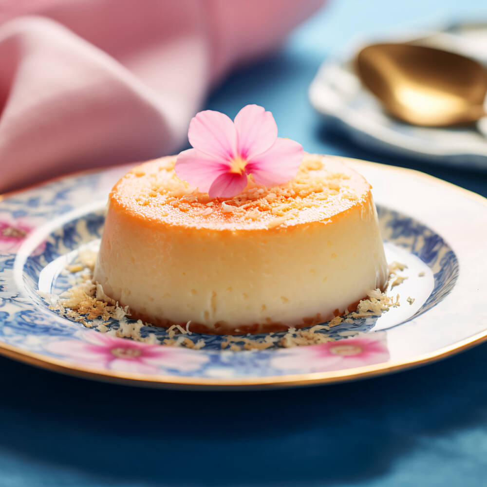 Flan Cherry Blossom